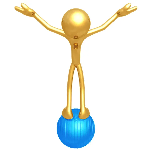 Yoga Pilates Ball Royalty Free Stock Photos