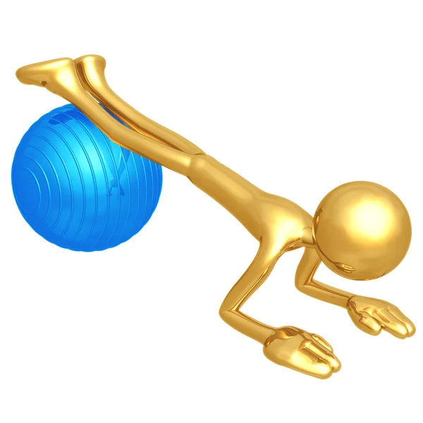 Bola de Pilates Yoga Imagem De Stock