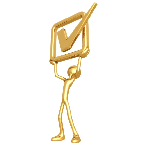 Golden Vote Royalty Free Stock Images