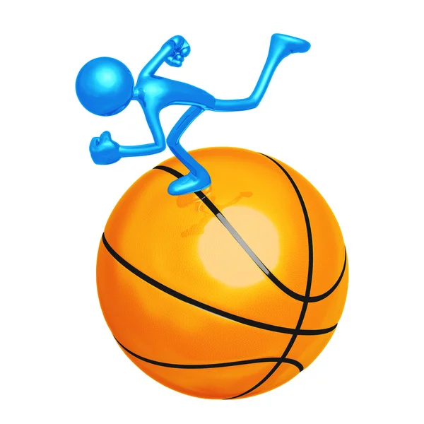 Corredor de basquete — Fotografia de Stock