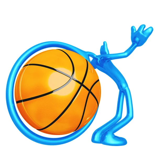 Basketball-Besessenheit — Stockfoto