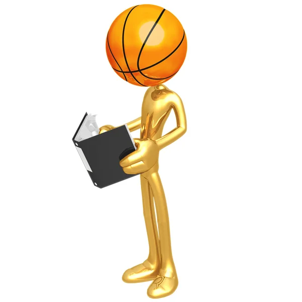 Basketball Rulebook — Stock Photo, Image