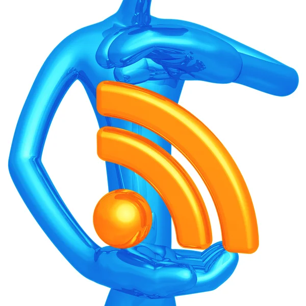 Imágenes: enferma | niña enferma de dibujos animados en la cama — Foto