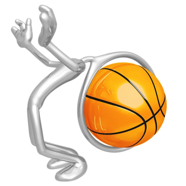 Pallacanestro ossessione — Foto Stock