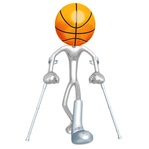 Injured Basketball Player — Stock Photo, Image