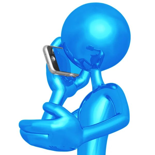 Talking On Cellphone — Stock Photo, Image