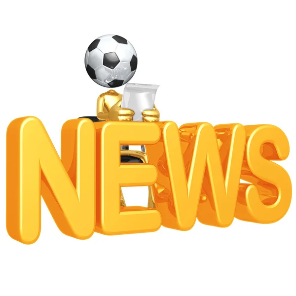 Soccer Football News — Stock Photo, Image