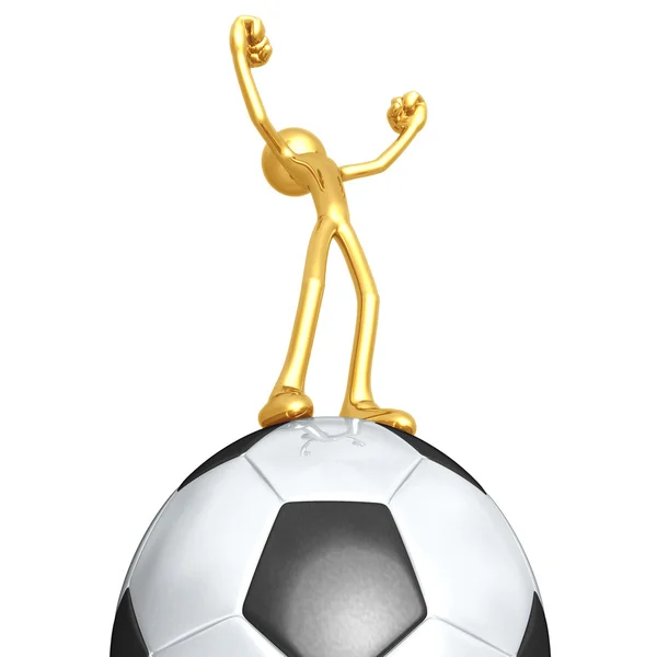 Soccer Football Champion — Stock Photo, Image