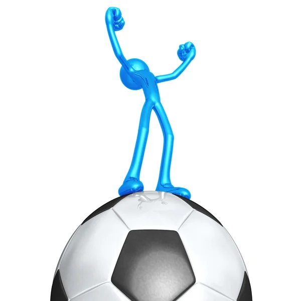 Soccer Football Champion — Stock Photo, Image