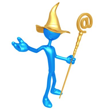 Email Wizard clipart