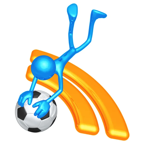RSS Soccer — Stock Photo, Image