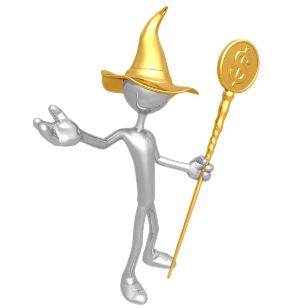 Financial Wizard — Stock Photo, Image