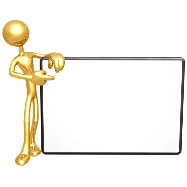 3D, soyut, reklam, alan, sanat, billboard, boş, yönetim kurulu, iş, karikatür, CGI, karakter, iletişim, kavramsal, kavramı kopya, boşluk, boş, rakam, çerçeve, altın, altın, adam, tutun