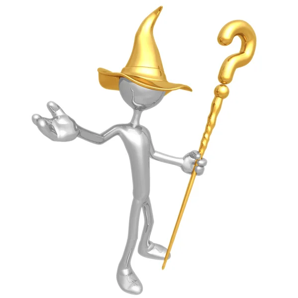 Question Wizard — Stock Photo, Image