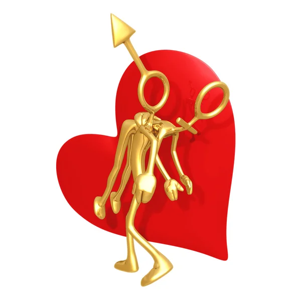 Seks-symbool valentine — Stockfoto