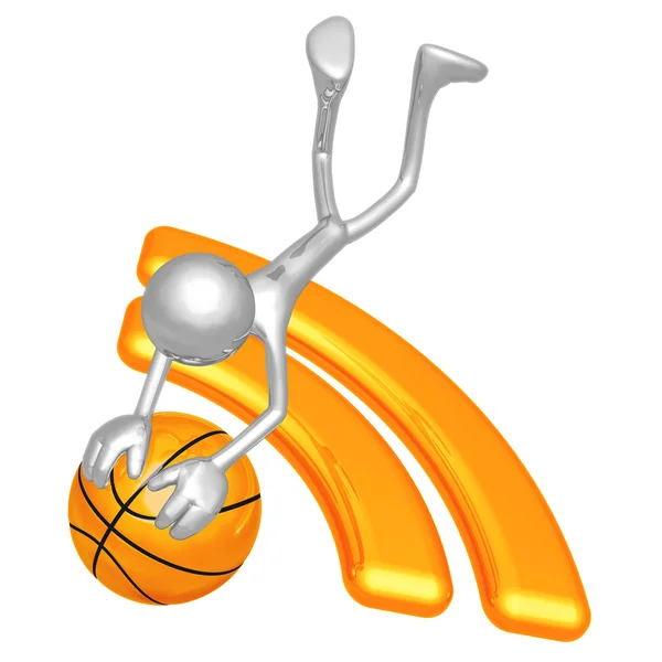 RSS Basketball — Stock Photo, Image