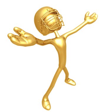 Futbol oyuncu silah açık