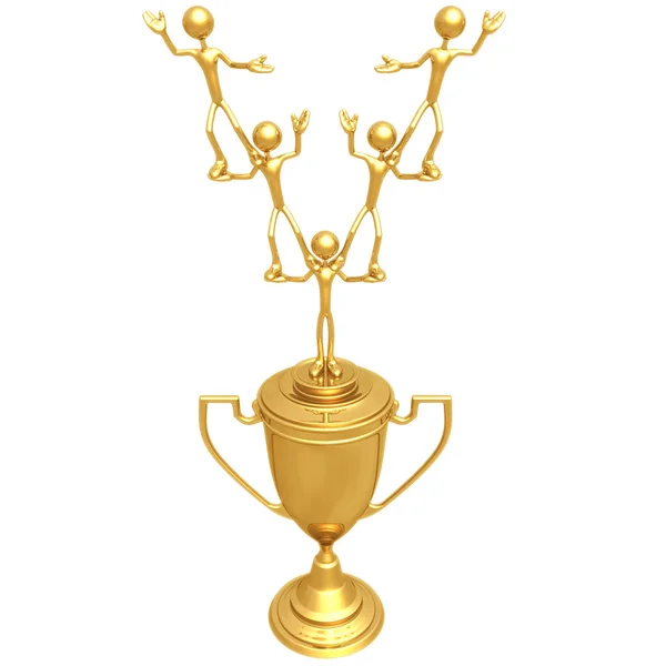 Teamwork Trophy — Stock Photo, Image