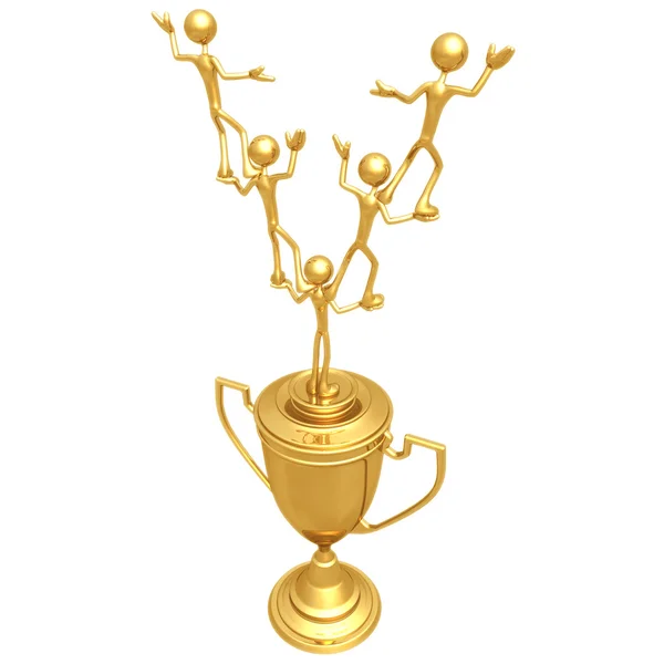 Trophée du travail d'équipe — Photo