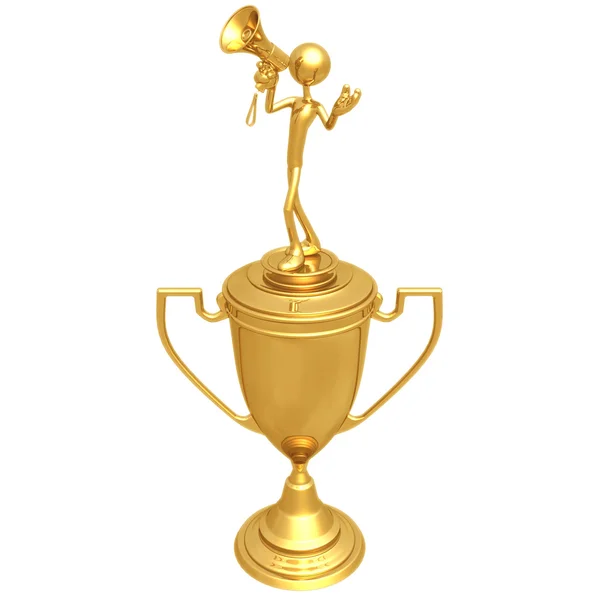 Speaking Trophy — Stock Photo, Image