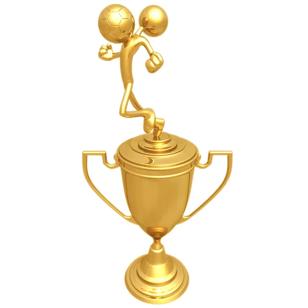 Soccer Football Trophy — Stock Photo, Image