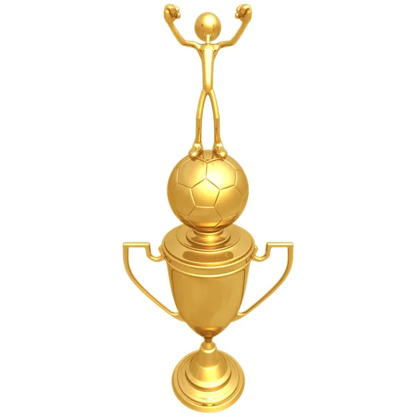 Soccer Football Trophy — Stock Photo, Image