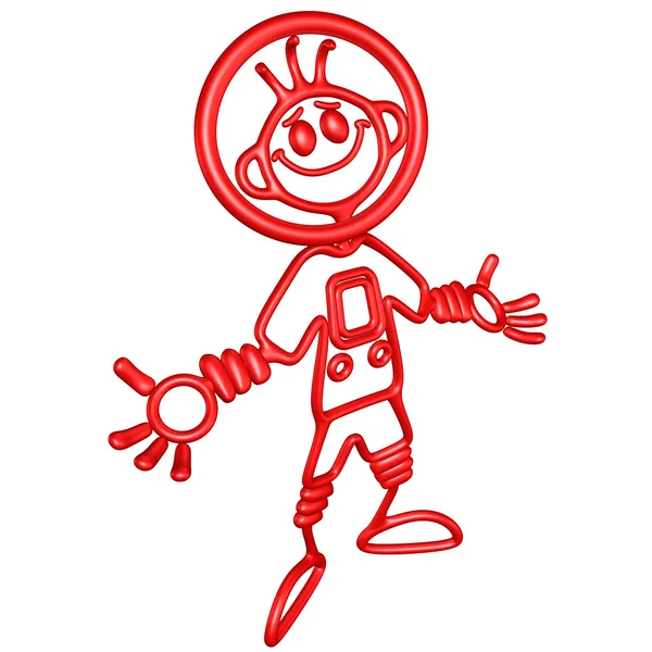 Doodle Guyz Astronaut — Stock Photo, Image