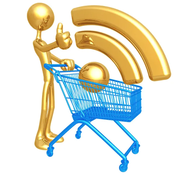 RSS Shopping Cart — Stock Photo, Image