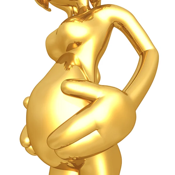 Zwangere vrouw Stockfoto
