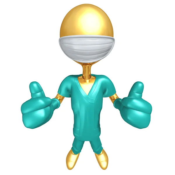 3D charakter lekarz — Zdjęcie stockowe