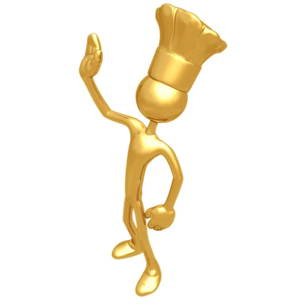 Chef Waving — Stock Photo, Image