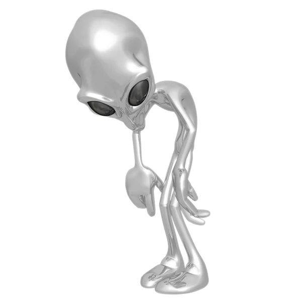 Depressed Alien — Stock Photo, Image
