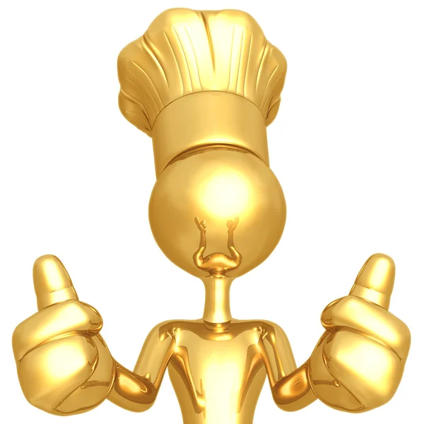 Chef Two Thumbs Up — Stock Photo, Image