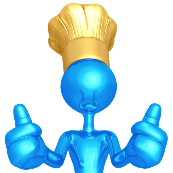 Chef Two Thumbs Up — Stock Photo, Image