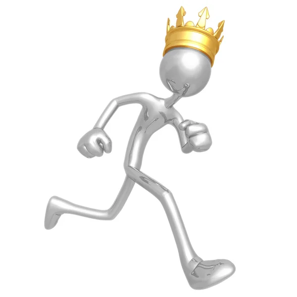 King Running — Stock Photo, Image