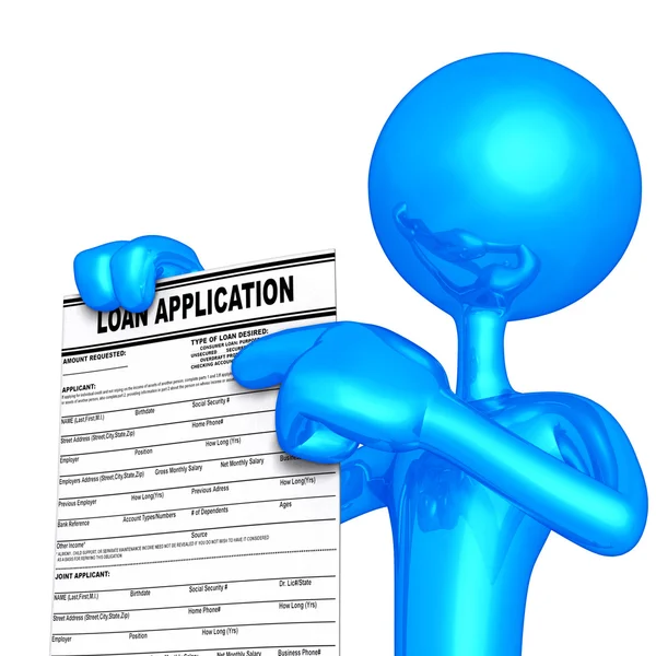 Loan Application — Stock Photo, Image