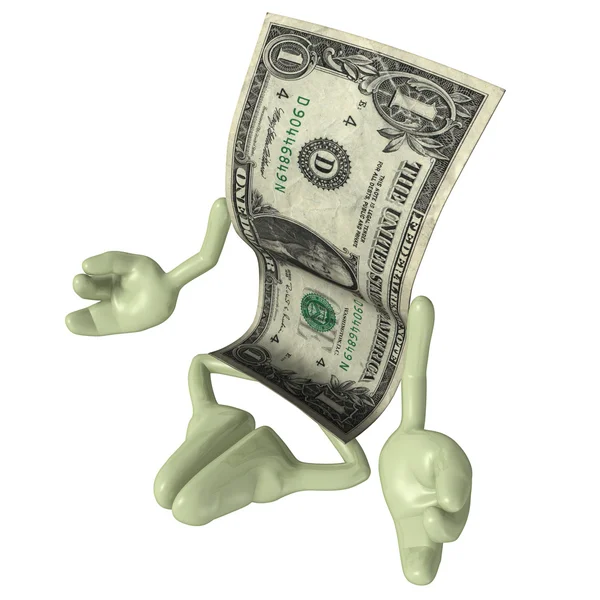 Money Meditation — Stock Photo, Image