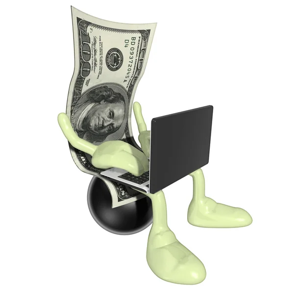 Money Online — Stock Photo, Image