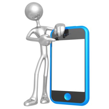 dokunmatik ekran cep telefonu sunum