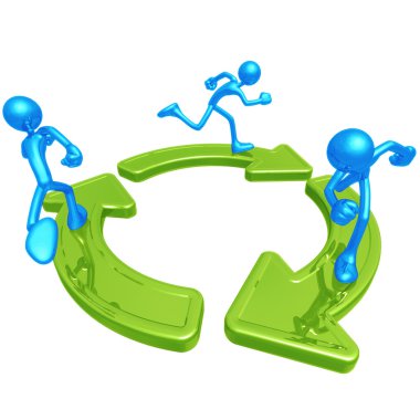 koşucular geri dönüşüm