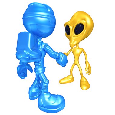 Mini astronot ilk temas
