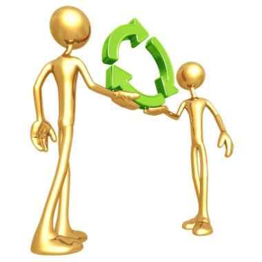 geri dönüşüm paylaştı
