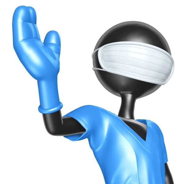 3D Doctor Character — Stock Photo, Image