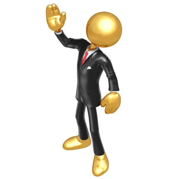 3D-zakenman karakter — Stockfoto