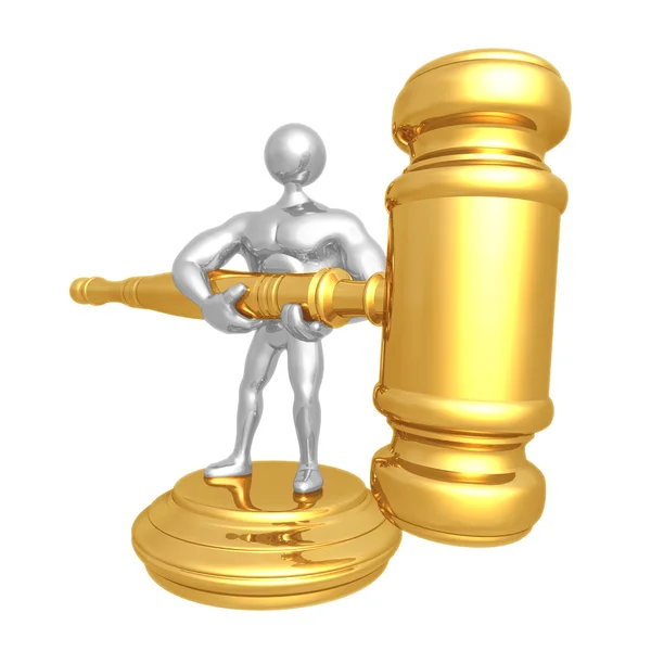 Big Gavel. — Fotografia de Stock