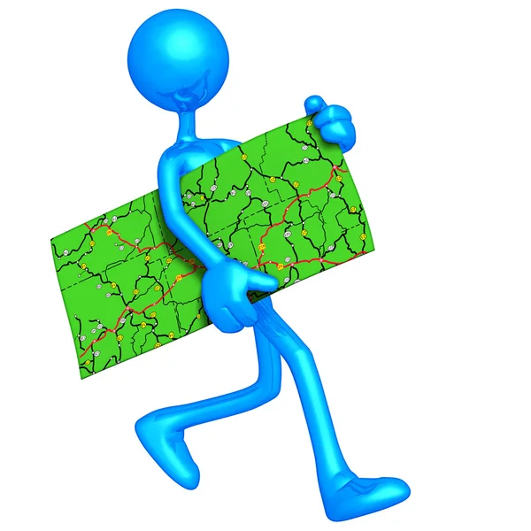 Carrying A Map Stock Photo by ©LuMaxArt 12353259