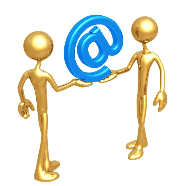 Symbolem wspólnej e-mail — Zdjęcie stockowe