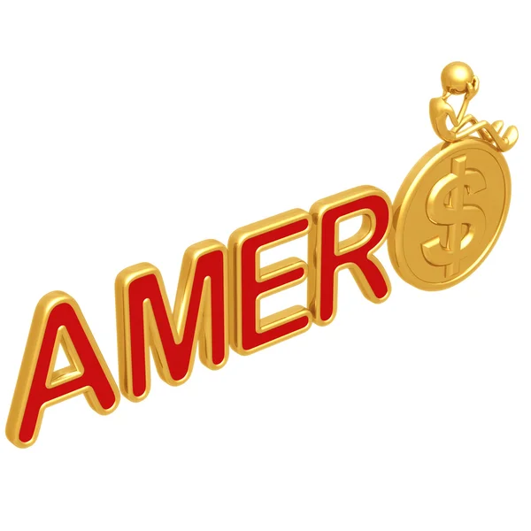 Amero twijfel — Stockfoto