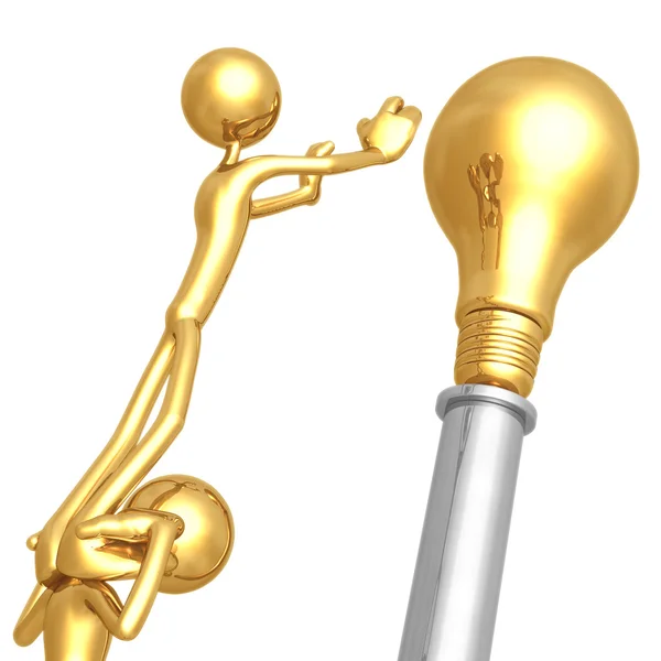 Lavorare insieme per Golden Idea — Foto Stock