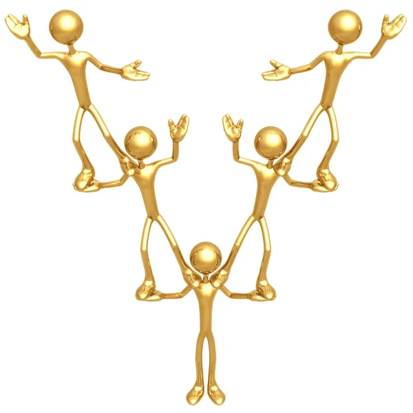 Equilibrato Golden Team — Foto Stock